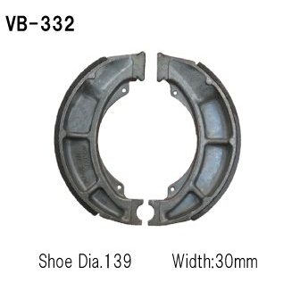 Тормозные колодки VESRAH VB 332 - VESRAH барабанные - тормозные колодки - Мотозапчасти - Интернет-магазин мотоэкипировки и мотозапчастей MотоГанза