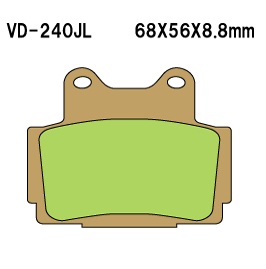 Тормозные колодки VESRAH VD 240JL - VESRAH дисковые - тормозные колодки - Мотозапчасти - Интернет-магазин мотоэкипировки и мотозапчастей MотоГанза