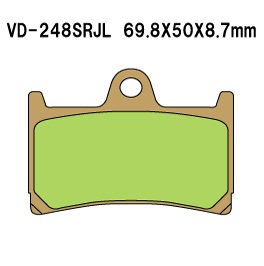 Тормозные колодки VD 248SRJL - VESRAH дисковые - тормозные колодки - Мотозапчасти - Интернет-магазин мотоэкипировки и мотозапчастей MотоГанза