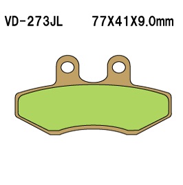 Тормозные колодки VESRAH VD 273SJL - VESRAH дисковые - тормозные колодки - Мотозапчасти - Интернет-магазин мотоэкипировки и мотозапчастей MотоГанза