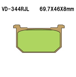 Тормозные колодки VESRAH VD 344RJL - VESRAH дисковые - тормозные колодки - Мотозапчасти - Интернет-магазин мотоэкипировки и мотозапчастей MотоГанза