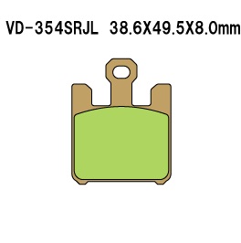 Тормозные колодки VESRAH VD 354SRJL - VESRAH дисковые - тормозные колодки - Мотозапчасти - Интернет-магазин мотоэкипировки и мотозапчастей MотоГанза