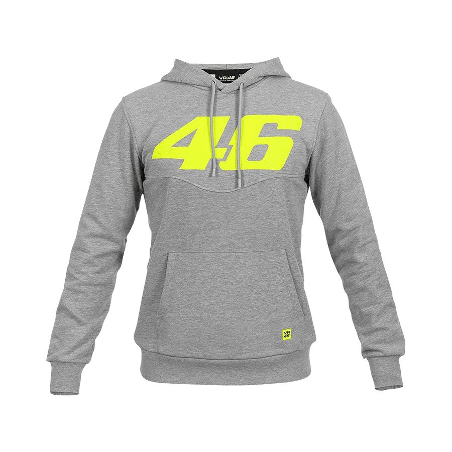 VR46 Толстовка серо-салатовая - VR 46 - прочее - Мотоэкипировка - Интернет-магазин мотоэкипировки и мотозапчастей MотоГанза
