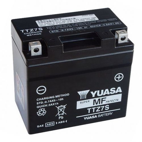 Аккумулятор YUASA TTZ7S (YTZ7S) - Аккумуляторы YUASA - аккумуляторы - Мотозапчасти - Интернет-магазин мотоэкипировки и мотозапчастей MотоГанза