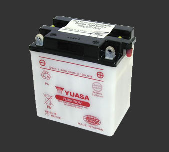 Аккумулятор YUASA YB10L-B - Аккумуляторы YUASA - аккумуляторы - Мотозапчасти - Интернет-магазин мотоэкипировки и мотозапчастей MотоГанза