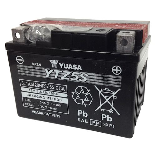 Аккумулятор YUASA YTZ5S - Аккумуляторы YUASA - аккумуляторы - Мотозапчасти - Интернет-магазин мотоэкипировки и мотозапчастей MотоГанза