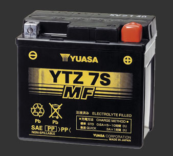 Аккумулятор YUASA YTZ7S - Аккумуляторы YUASA - аккумуляторы - Мотозапчасти - Интернет-магазин мотоэкипировки и мотозапчастей MотоГанза